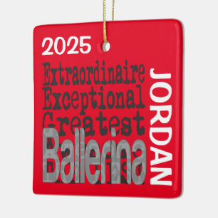 Ornement En Céramique Ballerina Extraordinaire CUSTOM