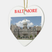 Ornement En Céramique Baltimore le Maryland (Gauche)