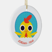 Ornement En Céramique Bandit le poussin (Droite)