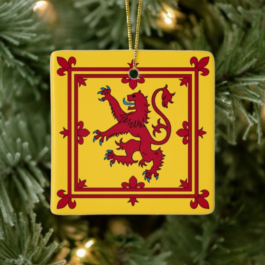 Ornement En Céramique Bannière royale - Écosse (Arbre)