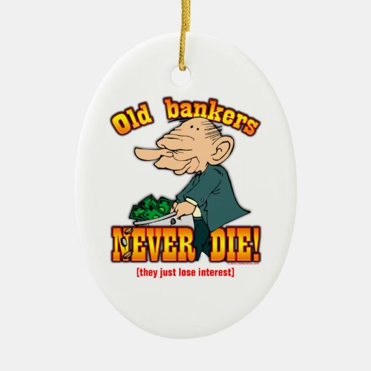 Ornement En Céramique Banquiers (Devant)