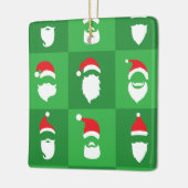 Ornement En Céramique Barbe du Père Noël (Gauche)