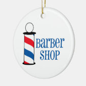 Ornement En Céramique Barber Shop (Gauche)