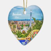 Ornement En Céramique Barcelone Photo unique Art Moderne (Gauche)