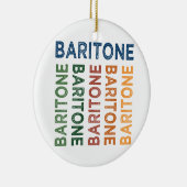 Ornement En Céramique Baritone coloré (Droite)