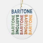 Ornement En Céramique Baritone coloré (Gauche)