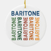 Ornement En Céramique Baritone coloré (Dos)
