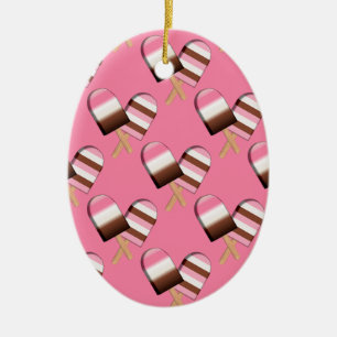 Ornement En Céramique Bars à glace napolitain-01-OVAL ORNAMENT