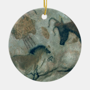 Ornement En Céramique Basculez la peinture montrant un cheval et une