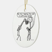 Ornement En Céramique Basket-ball aux instruments (Gauche)