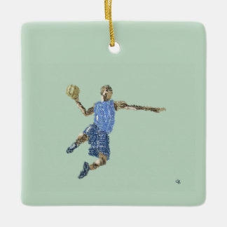 Ornement En Céramique #Basketball #Jump