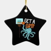 Ornement En Céramique Basketball Obtenez un devis pieuvre Grip (Dos)