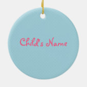 Ornement En Céramique Bassin rose (Dos)