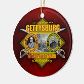 Ornement En Céramique Bataille de Gettysburg (Gauche)