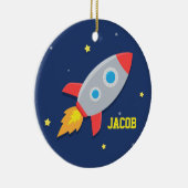 Ornement En Céramique Bateau de Rocket, espace extra-atmosphérique, pour (Droite)