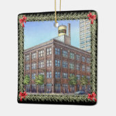 Ornement En Céramique Bâtiment de Noël (Gauche)