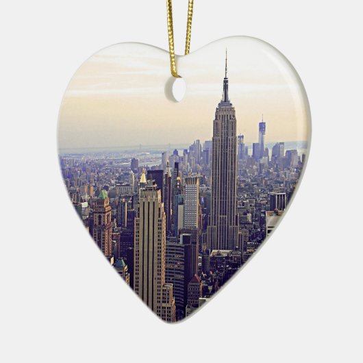 Ornement En Céramique Bâtiment Emp St Skyline NYC, WTC 4 (Gauche)