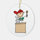 Ornement En Céramique Bâton mâle - Cuisson (Gauche)