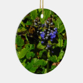 Ornement En Céramique Baume d'abeille pourpre et bourdon (Droite)