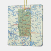 Ornement En Céramique Baxter State Park ME (Gauche)