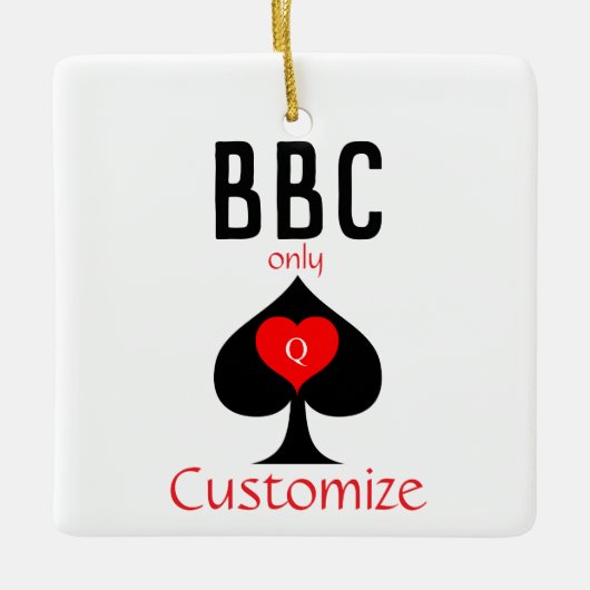Ornement En Céramique BBC Seule pique lame signe Thunder_Cove (Devant)