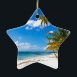 Ornement En Céramique Beach à Saona<br><div class="desc">Beach à Saona Dominican Republic.</div>