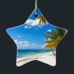 Ornement En Céramique Beach à Saona<br><div class="desc">Beach à Saona Dominican Republic.</div>