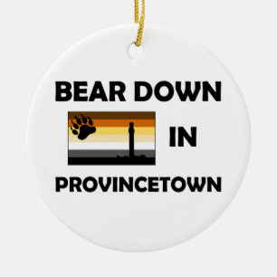 Ornement En Céramique Bear Down In Provincetown
