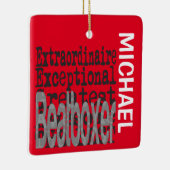 Ornement En Céramique Beatboxer Extraordinaire CUSTOM (Droite)