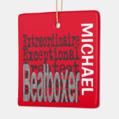 Ornement En Céramique Beatboxer Extraordinaire CUSTOM (Gauche)