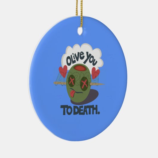 Ornement En Céramique Beau Cool J'aime Afrique Art (Droite)