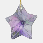 Ornement En Céramique Beauté étonnante Fleur d'art Abstrait fractal mode (Gauche)