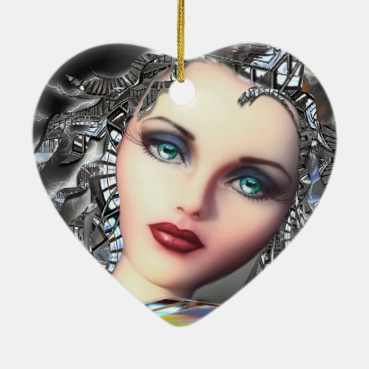 Ornement En Céramique Beauté future (Dos)