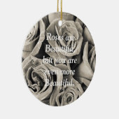 Ornement En Céramique Beauté velours vintage (Droite)