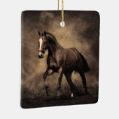Ornement En Céramique Beautiful horse throw pillow (Droite)