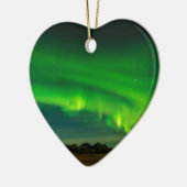 Ornement En Céramique Beaux feux verts Islande nord (Gauche)