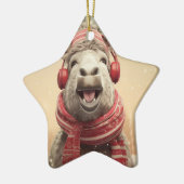 Ornement En Céramique Bébé Donkey Family Orament, Amateurs d'âne Cadeaux (Gauche)