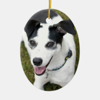 Ornement En Céramique Bella le chien de délivrance