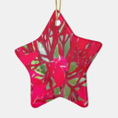 Ornement En Céramique Belle fleur de sang Milkweed Art Imprimer/Graphiqu (Gauche)