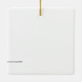 Ornement En Céramique Belle Key West, Floride (Dos)