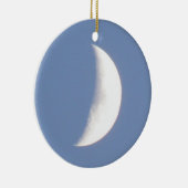 Ornement En Céramique Belle lune de croissant de cirage en lumière du jo (Droite)