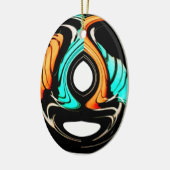 Ornement En Céramique Belle perles Abstraites Imprimer (Gauche)