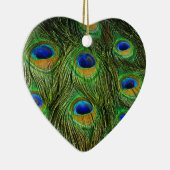 Ornement En Céramique Belles plumes de paon (Droite)