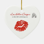 Ornement En Céramique Belles plumes de paon (Dos)