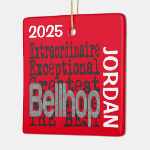 Ornement En Céramique Bellhop Extraordinaire CUSTOM