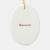 Ornement En Céramique Belsnickel (Dos)