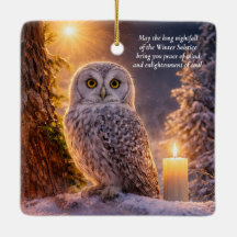 Bénédiction du solstice d'hiver Bougie de beau hib