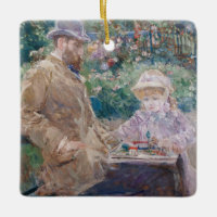 Berthe Morisot - Eugene Manet avec sa fille