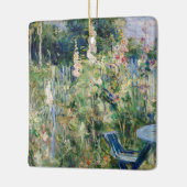 Ornement En Céramique Berthe Morisot - Tremieres Rose (Gauche)