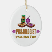 Ornement En Céramique Beurre d'arachide et gelée (Droite)